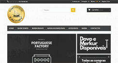 Desktop Screenshot of portuguesefactory.com